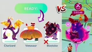 ⛔️G-Max Kanto Starter v/s Gigantamax Gengar but.....😅