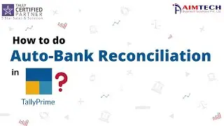 How to do bank reconciliation  in Tally Prime
