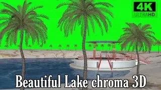 Lake chroma 3d greenscreen 4k hd download