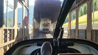 TWIKE on Vereina Car Train