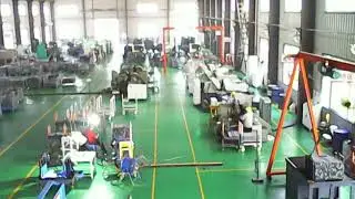 Seamless steel pipe factory machining workshop