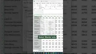 Most Useful Excel Time Saving Trick - You Show Know 