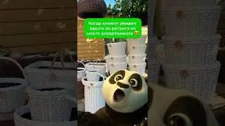 Реакция моих клиентов бесценна 🙌🏻 #длясада #дача #кашпоизротанга