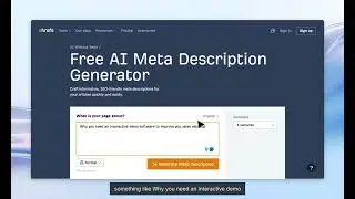 How To Use Ahrefs Meta Description Generator - Complete Tutorial