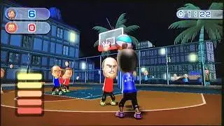Wii Sports Resort Series: Basketball Pickup Game (Octania vs. Oscar)