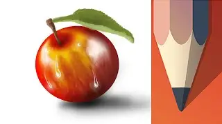 How to paint a simple apple with Autodesk Sketchbook Mobile