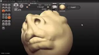 Sculptris Timelapse Example