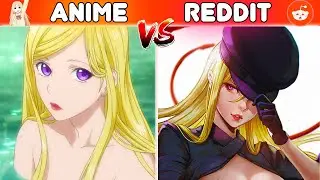 Anime vs Reddit 2024 (The Rock Reaction Meme) #12