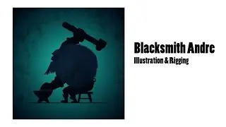 Blacksmith Andre Illustration and Rigging