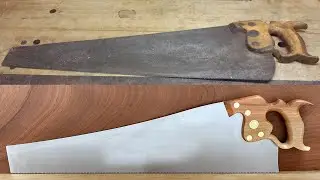 Hand Saw Restoration Old to new