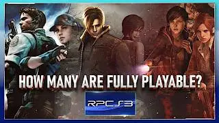 RPCS3 | Testing every Resident Evil game on the emulator (How many are fully playable?)
