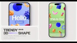 Trendy 3D Shape Stories | After Effects template - Envato elements