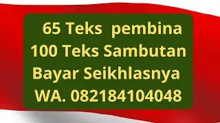 sambutan ketua rt 17 agustus