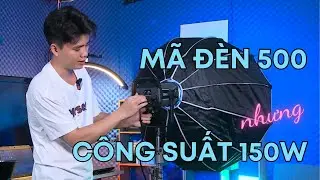 Đèn ZSYB 500RGB công suất 150W chiếu sáng quay phim trong studio