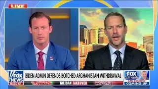 Adam Boehler joined Fox and Friends to discuss the withdrawal from Afghanistan