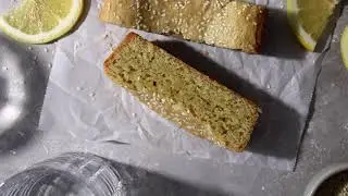 Lemon Tahini Bars