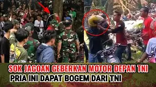 AKIBAT SOK JAGOAN, ALHASIL SELANG KOMANDO MELAYANG