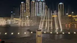 Dubai fountain Dubai mall Burj Khalifa Dubai
