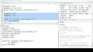 Using Glue with R