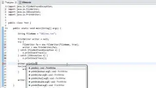 Java - I/O - Filewriter