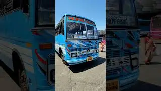 MPG Travels at kozhikode bus stand🔥 Private bus engine sound #enginesound #tata #oldprivatebuskerala