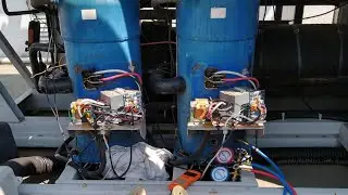 Substituição do Óleo DANFOSS 160SZ em Compressores Scroll Sem Retirar do Lugar Para Virar.