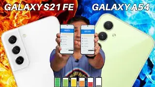SAMSUNG GALAXY S21 FE VS GALAXY A54   DESEMPENHO, BATERIA E AQUECIMENTO