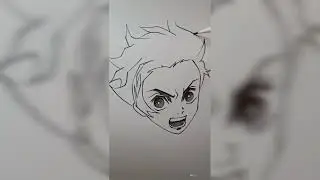 Como dibujar a tanjiro