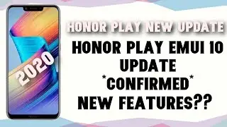 Honor Play Emui 10 update | Honor Play New Update | Honor Play Emui 10 Update Date | 2020 |