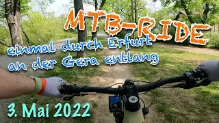 Einmal der Gera entlang durch Erfurt