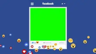 Facebook Photo Frame Green Screen HD