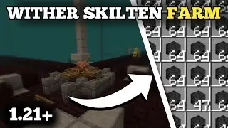 How to Build the Ultimate Wither Skeleton Farm in Minecraft 2025! (MCPE) BEDROCK