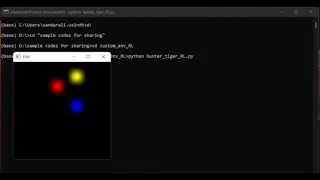 RL Custom environment using openCV and PIL
