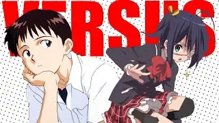 The anti-escapism of Evangelion vs the pro-escapism of Chuunibyou