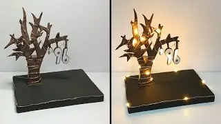 how to make a 96 Movie Tree in cardboard
