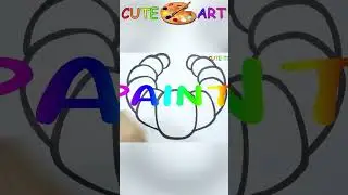 easy cruasson drawing #shorts #youtubeshorts #satisfying