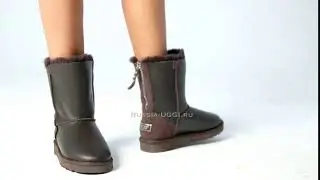 UGG Zip Metallic Chocolate