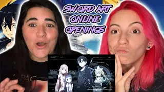 Sword Art Online ALL OPENINGS - BLIND REACTION!!!