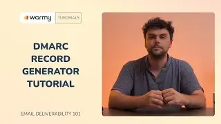 Generate DMARC Record for Free | Warmy DMARC Record Generator | Email Deliverability 101