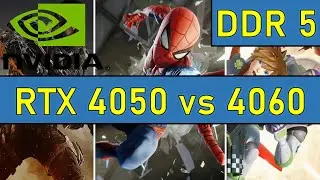 NVIDIA RTX 4050 vs 4060: 10 Game Benchmark Comparison!