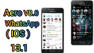 AERO V8.0 WHATSAPP  IOS 13.1  Y UN TEMA MAS❤😏