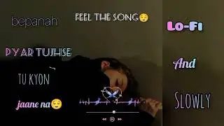 bepanah pyar tujhse tu kyon jaane na \ reverb and slowly \ Lo-Fi Song | Feel The Song😌