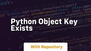 python object key exists
