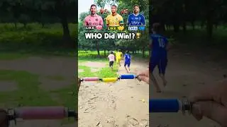 WHO DID WIN!? | Ronaldo Messi Neymar Jr SPEED CHALLENGE 