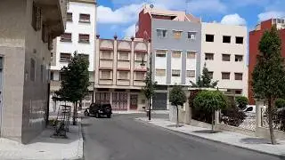 أرض للبيع بطنجة  منطقة أهلا مساحة 121 متر محفضة شارع 14 متر#عقارات طنجة الوسيط