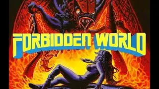 FORBIDDEN WORLD 1982 MOVIE REVIEW JUNE CHADWICK DAWN DUNLAP ROGER CORMAN CULT CLASSICS HORROR SCIFI