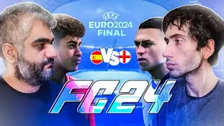 پیش بینی فینال یورو ۲۰۲۴ در FC 24 - اسپانیا و انگلیس