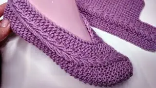 Simple stitches with knitting needles in one piece - it doesn’t get easier!