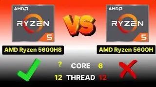 AMD Ryzen 5600HS 🆚 AMD Ryzen 5600H ||🔥Processor Compare🔥||