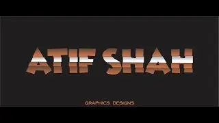 Coreldraw x7 Tutorial - Slice Text Effect in coreldraw x7 by Graphics Designs